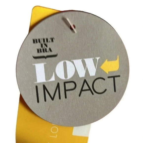 LOLE FAYLINN coral open back racerback tank top , activewear, built in  bra - Picture 7 of 12